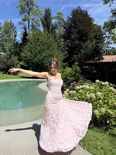 Aveline – La Robe Grâce Florissante — photo d'un client 7