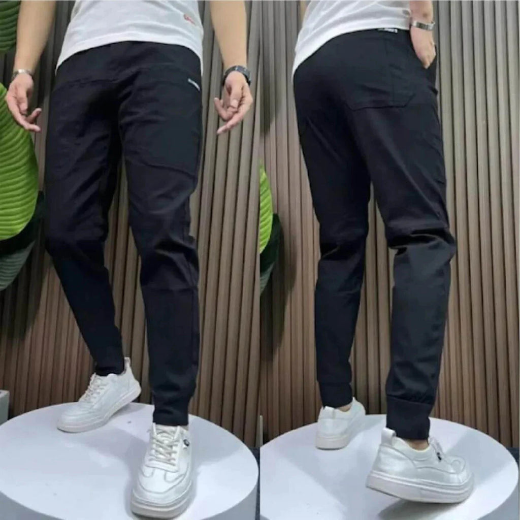 Premium Stretch Cargo Jeans – Comfort and Style — Black, photo 8